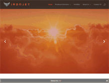 Tablet Screenshot of ironjet.ca